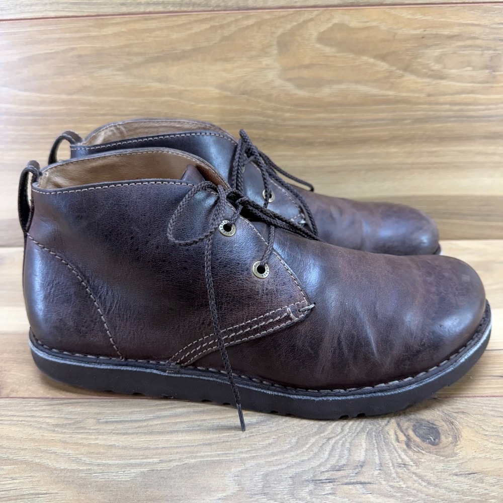 Birkenstock Harris Chukka Boot Mens 10 W EU 43 Brown Leather Desert Ankle Casual